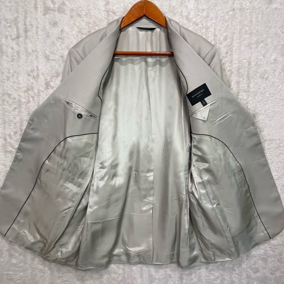 Banana Republic Men's Tailored Fit Linen Blazer Clay Sz 42L Career Professional - Picture 3 of 16